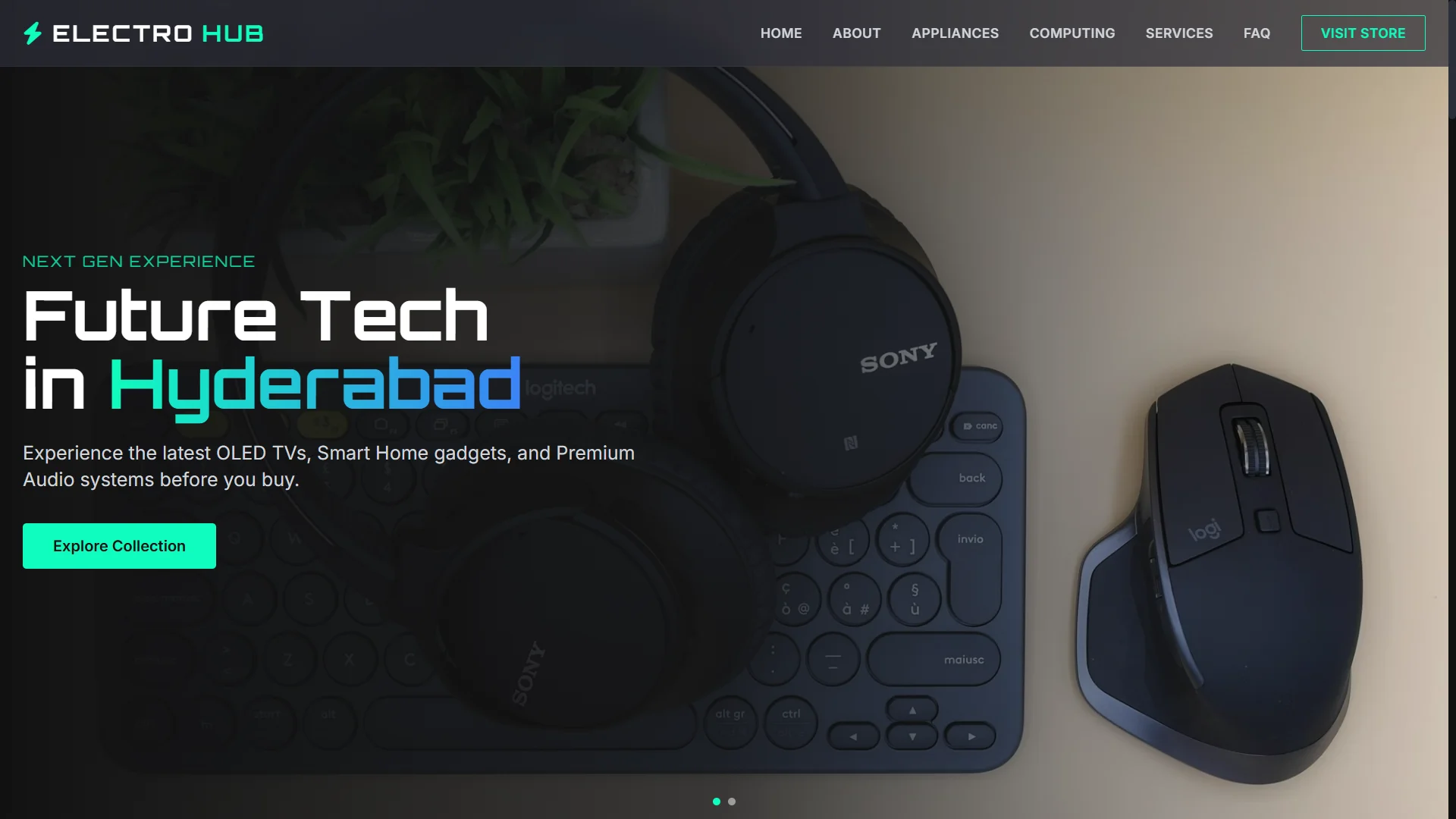 Electro Hub - Electronic Store website